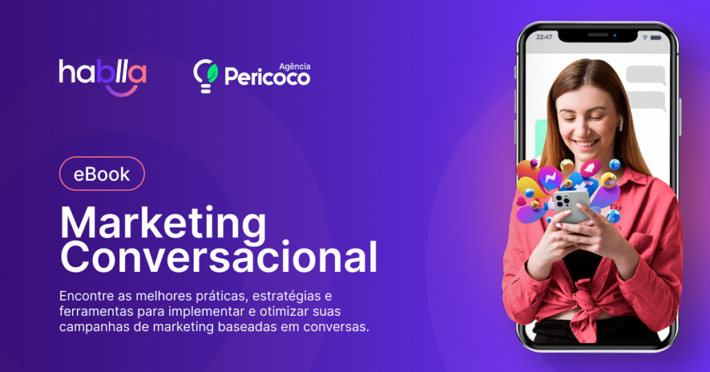 Capa do eBook Marketing Conversacional: Guia para Atrair, Engajar e Converter Leads