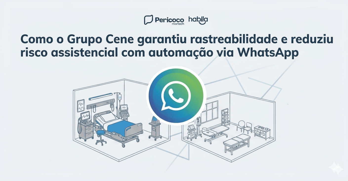 Como o Grupo Cene garantiu rastreabilidade e reduziu risco assistencial com automação via WhatsApp